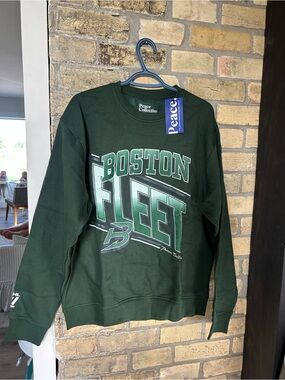 Peace Collective Boston Fleet Unisex Dark Green Crewneck Sweatshirt